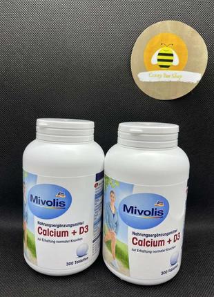 Calcium + d3 mivolis таблетки кальцію з вітаміном d3,300шт.3 фото