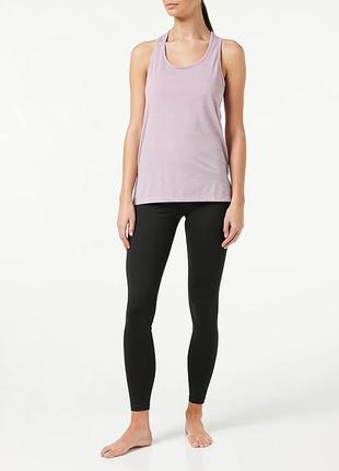 Майка спортивная nike women's w yoga layer сиреневая1 фото