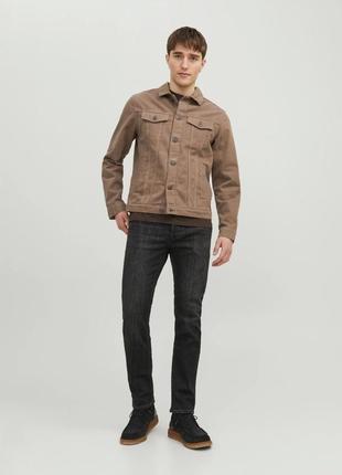 Мужские джинсы в черном цвете jack &amp;jones5 фото