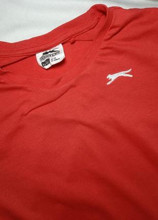 Футболка slazenger. червона футболка2 фото