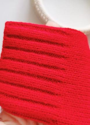 Красный новогодний свитер артикул: 179163 фото