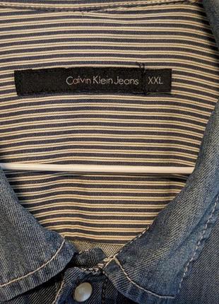 Джинсова сорочка calvin klein jeans3 фото