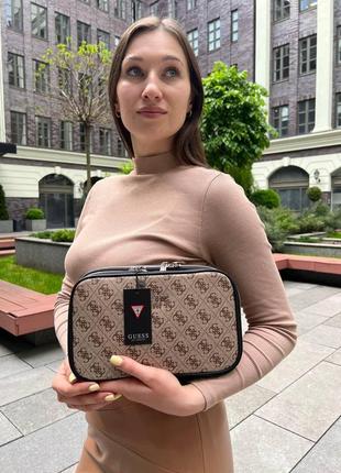 Жіноча сумка з еко-шкіри  snapshot бежева молодіжна, брендова сумка через плече2 фото