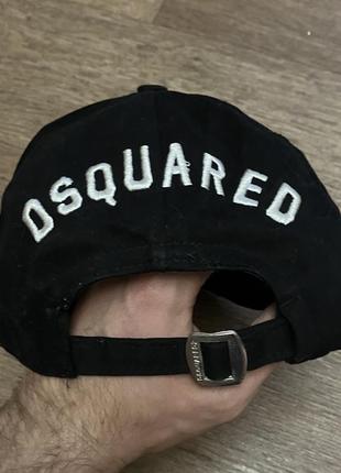 Стильна кепка бейсболка dsquared 2 оригінал в ідеальному стані без нюансів насиченого чорного кольору2 фото