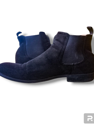 Ботинки челси h&m, замша, черные, 43 размер3 фото