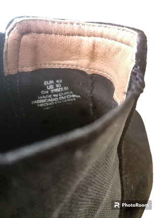 Ботинки челси h&m, замша, черные, 43 размер5 фото