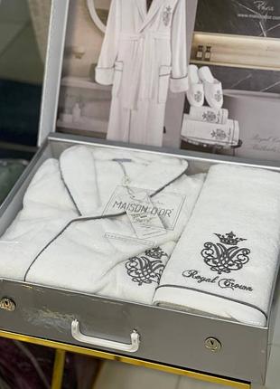 Мужской халат премиум класса maison dor paris