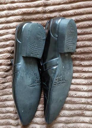 Лакированные кожаные туфли мужские 43 размер4 фото