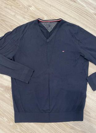 Мужской свитер tommy hilfiger котле/шелк р.xl