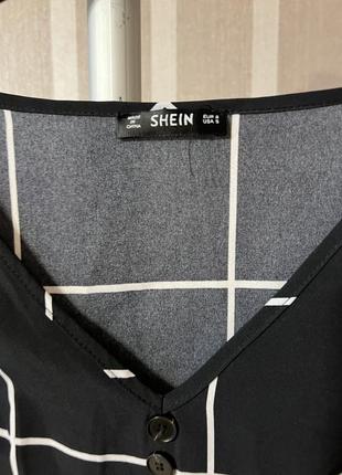 Блуза в геометрический принт shein5 фото