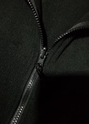 Мужская чёрная флисовая кофта на молнии / mountain warehouse / толстовка / свитер / куртка / мужская одежда /3 фото