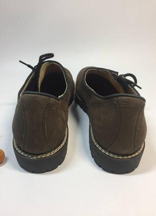 Коричневые замшевые мужские туфли luftpolster натуральная кожа р.43 (29) н20023 фото