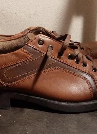 Кожаные коричневые ботинки, туфли arc, р. 41