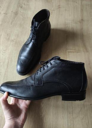 Фирменные мужские кожаные ботинки lloyd , германия, оригинал, р.43.2 фото