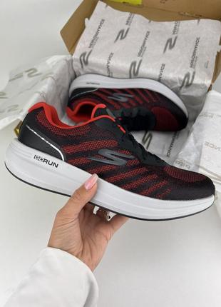 Кроссовки skechers go run pulse 2.0 220540 bkrd red, оригинальные мужские кроссовки скейчерс красные