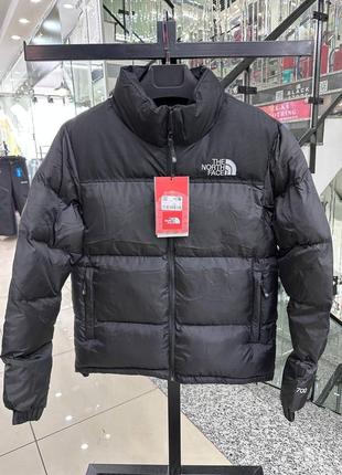 Трендовый качественный пуховик с вышивкой в стиле тн tnf the north face зимняя мужская куртка до -15 на синтепоне2 фото