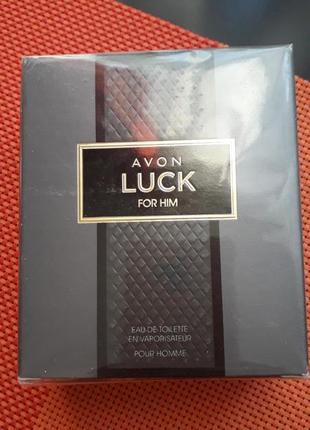 Мужская туалетная вода avon luck for him