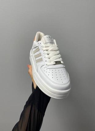 Кроссовки adidas dass-ler «white beige orange’8 фото