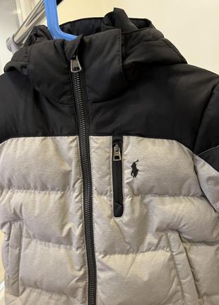 Куртка пуховик polo ralph lauren 90 см (2т)3 фото