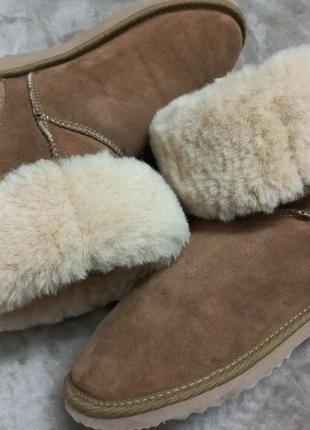 Сапоги осень-зима кожа овчина жен.40-40.5р. ugg австрии1 фото