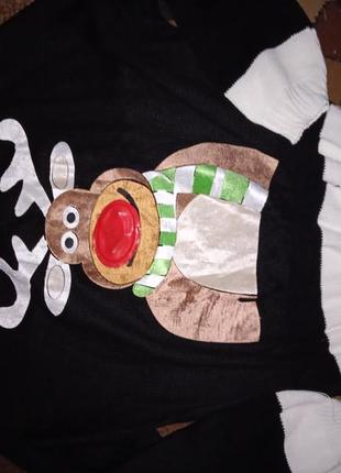 Джемпер свитер с оленем