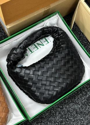 Bottega veneta nappa intrecciato mini jodie black 25 x 15 x 10 см