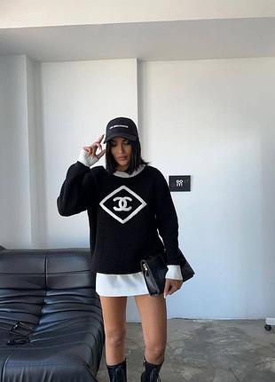 Світшот светр в стилі chanel
