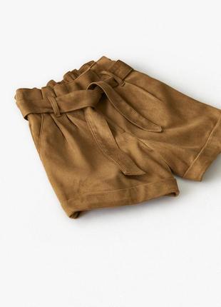 Шорти замшеві zara 4