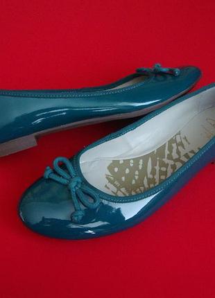 Балетки clarks green натур кожа 39 размер