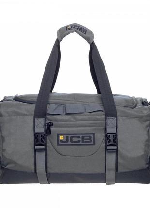 Сумка текстильна дорожня jcb 004s grey (серый)