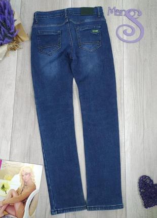 Подростковые утепленные джинсы altun jeans для мальчика синие размер 1643 фото