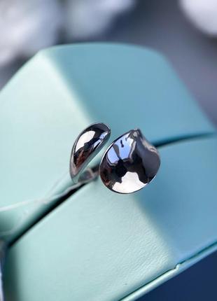 Серебряное кольцо лаконичность без размера 925 проба5 фото