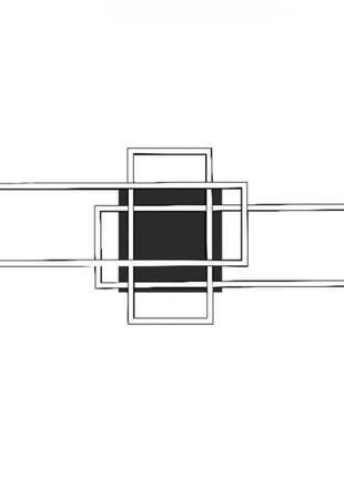 Светодиодная люстра concorde 36w 4000k черний