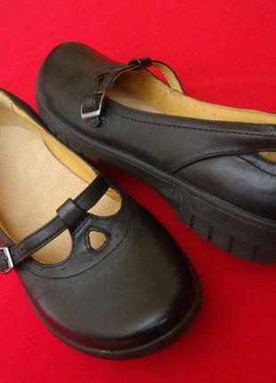 Балетки clarks black натур кожа 37 размер