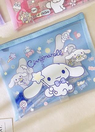 Набір канцтоварів у стилі cinnamoroll2 фото