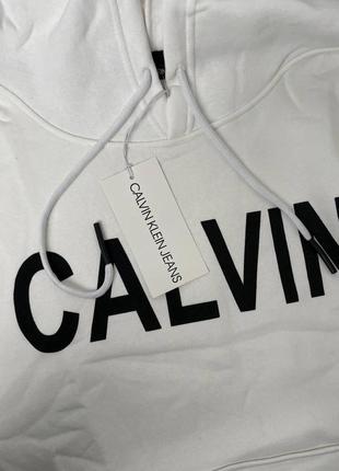 Худи мужсое теплое calvin klein white2 фото