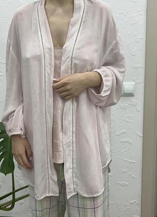 Комплект домашний халат и майка victoria’s secret6 фото