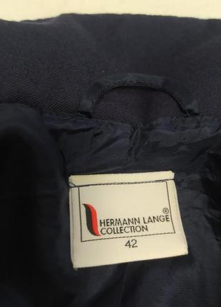 Стильный пиджак 100% шерсть hermann lange collection7 фото