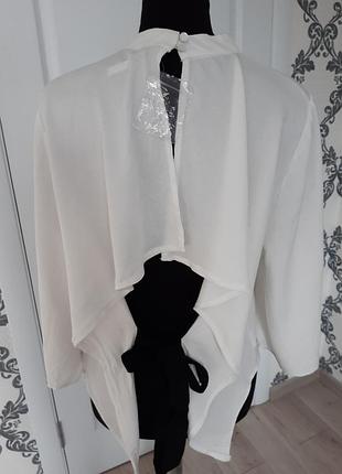 Красива блуза молочного кольору 14 хл