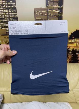 Бафф снуд шарф nike dri-fit neckwarmer winter warrior dc9161-454 синий