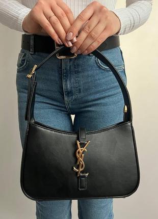 Сумка yves saint laurent hobo black