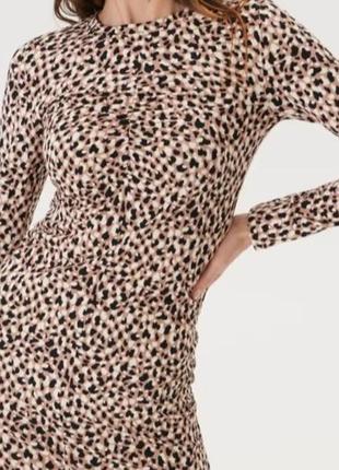Стильне плаття леопард sinsay р.м