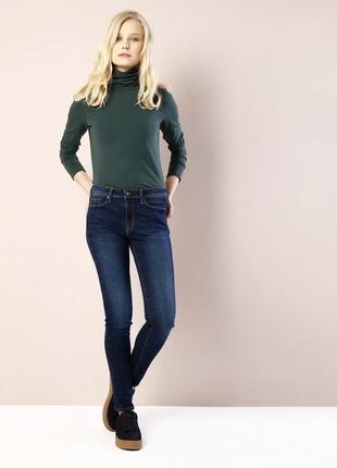 Темно синие джинсы skinny colins, w26 l30, с/м7 фото