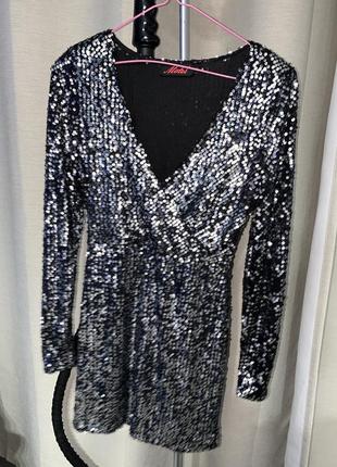 Плаття в пайетки , блискуче плаття