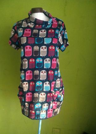 Итальянское платьице с совами