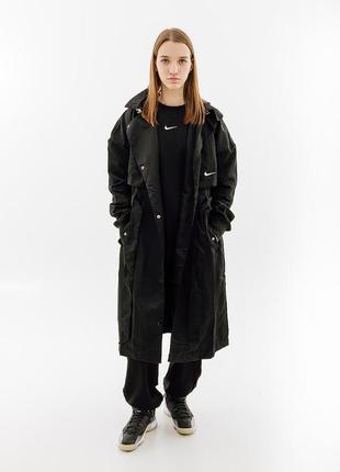 Жіноча куртка nike trench su чорний s (7dfb4521-010 s)