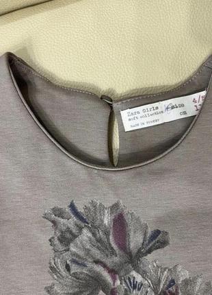 Платье zara girl 4-5 лет на девочку нарядное, рост 110 станов как новая без бирки2 фото