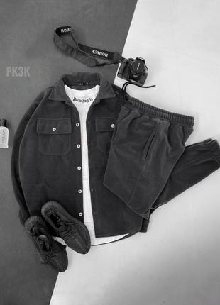 Костюм рубашка брюки флис/чостюм= рубашка+ брюки