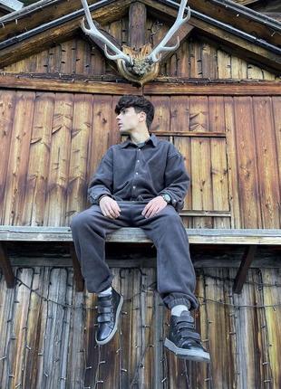 Костюм рубашка брюки флис/чостюм= рубашка+ брюки