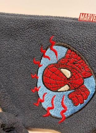 Набор шапка и шарф флисовые marvel человек паук2 фото